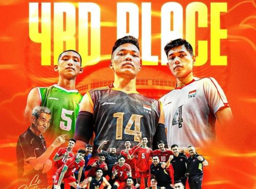 Timnas voli Indonesia harus puas finis di posisi keempat Asian Men's U-20 Volleyball Championship 2024 (AVC). Gelar juara kembali jadi milik Iran. (ist)
