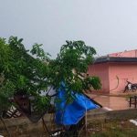 Kondisi pemukiman warga di Simpang Rangkaya Aceh Utara usai diterjang angin kencang. (Foto: Istimewa)