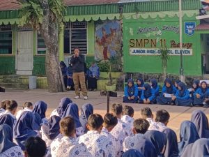 Tim Klewang Polresta Padang Edukasi Pelajar SMP 11 Bahaya Tawuran