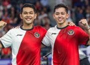 Kalahkan Wakil Tuan Rumah 2 Set Langsung, Fajar/Rian Lolos ke Perempat Final Olimpiade 2024