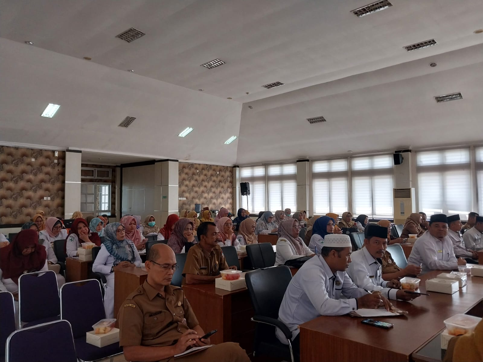 Rapat sosialisasi PIN Polio di Aula Dinas Kesehatan Kota Padang/foto ist