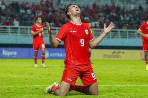 Jens Raven, striker Timnas Indonesia U19 yang berlaga di Piala AFF U19 2024. (ist)