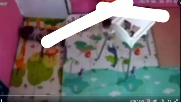 Rekaman CCTV balita 2 tahun diduga dianiaya di Daycare Depok. (Foto: Istimewa)