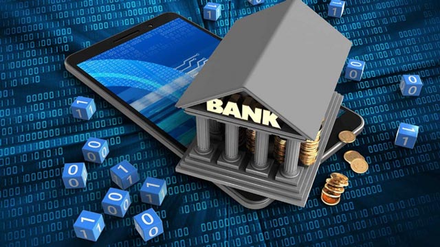 Ilustrasi bank digital. (Istimewa)