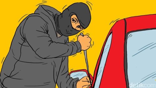 Ilustrasi maling. (Foto: Detik.com)