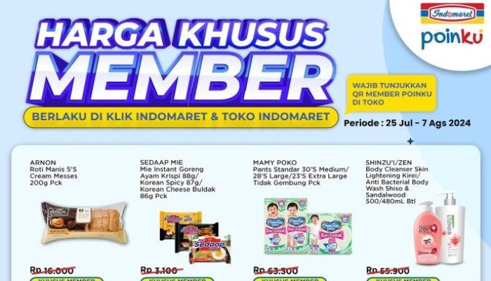 Promo Indomaret Hari Ini Selasa 30 Juli 2024, Minyak Goreng Mi Instan dengan Harga Murah