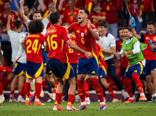 Spanyol juara Euro 2024. (Foto: X @bolasuk)