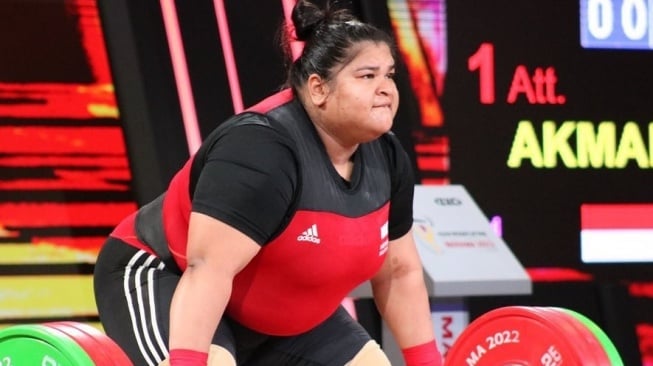 Nurul Akmal atlet angkat besi Indonesia di Olimpiade Paris 2024. (Foto: Instagram @nurulakmal_12)