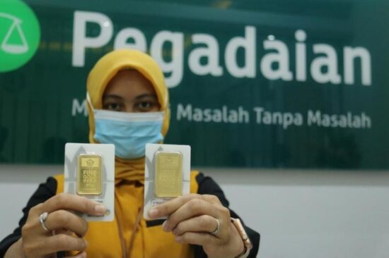 Emas Pegadaian. (Foto: RuangRiau.com)