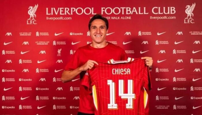 Bermain untuk Liverpool, Chiesa Tak Takut Bersaing dengan Salah, Jota, Diaz, Gakpo dan Nunez