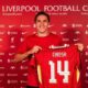 Pemain asal Italia Federico Chiesa saat diperkenalkan menjadi pemain baru Liverpool, Kamis (29/8/2024). (ist)