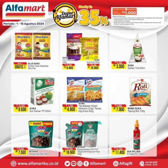 Promo Alfamart hari ini, Selasa 6 Agustus 2024.