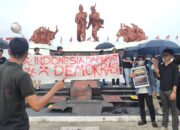 Aksi Kamisan di Pekanbaru, Mahasiswa Unri Serukan Lawan Politik Dinasti