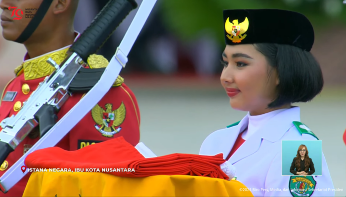 Profil Biodata Livenia Evelyn Kurniawan Pembawa Baki pada Upacara HUT RI ke-79 di IKN