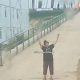 Tangkapan layar video pawang hujan di IKN. (Foto: Istimewa)