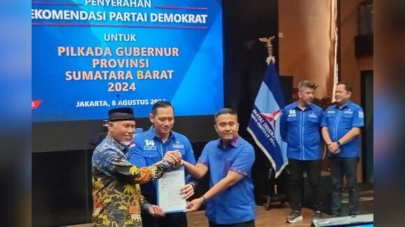 Partai Demokrat dukung Mahyeldi-Vasco di Pilgub Sumbar 2024. (Foto: JPNN)