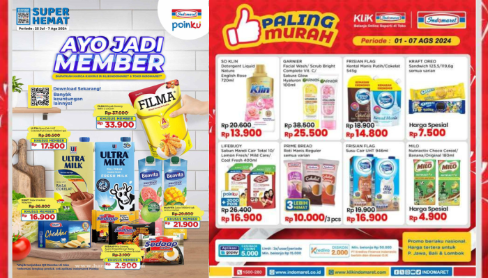 Promo Spesial Indomaret Hari Ini 6 Agustus 2024, Jangan Lewatkan Diskon dan Cashback!