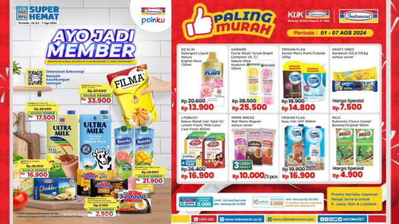 Promo Indomaret hari ini. Selasa 6 Agustus 2024. (Foto: Istimewa)