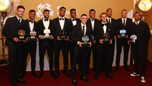 Susunan Team Of The Year Musim 2023/2024. (ist)