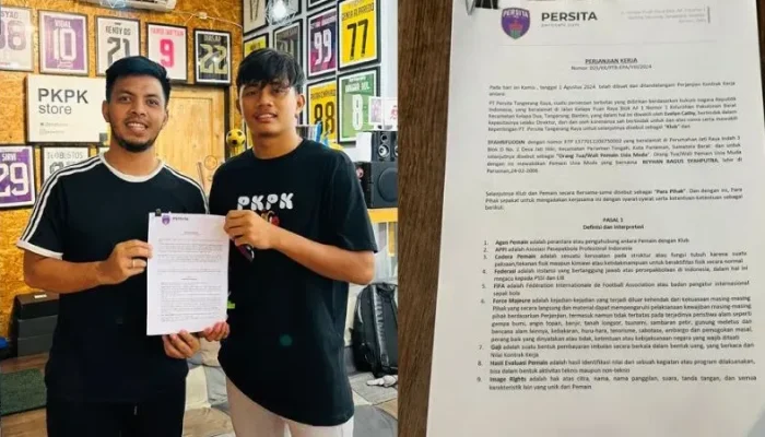 Mantan Pemain Persikopa Pariaman Tembus Liga 1, Reyhan Bagus Gabung Persita Tangerang