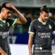 Tijjani Reijnders dan Theo Hernandez meratapi kekalahan AC Milan atas Parma dalam lanjutan pekan kedua Liga Italia, Sabtu (24/8/2024) malam WIB. (ist)