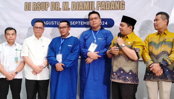 Bacabup dan Bacawabup Tanah Datar Jalani Tes Kesehatan di RSUP M Djamil Padang
