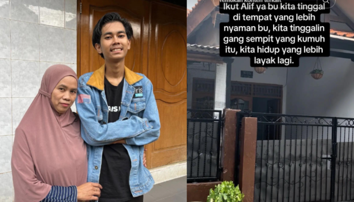 Alif Cepmek Belikan Ibu Rumah Baru, Netizen: Keren Banget Bro!