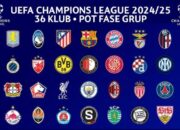 Hasil Drawing Format Baru Liga Champions 2024/2025, Semua Tim dalam Satu Klasemen