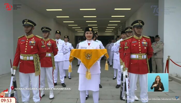 Bukan Maulia, Livenia Evelyn Kurniawan Pembawa Baki Pengibaran Bendera HUT RI ke-79 di IKN