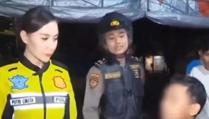 Viral Polwan Putri Sirty Cikita Tegur Pria yang Sedang Makan, Netizen Geram!