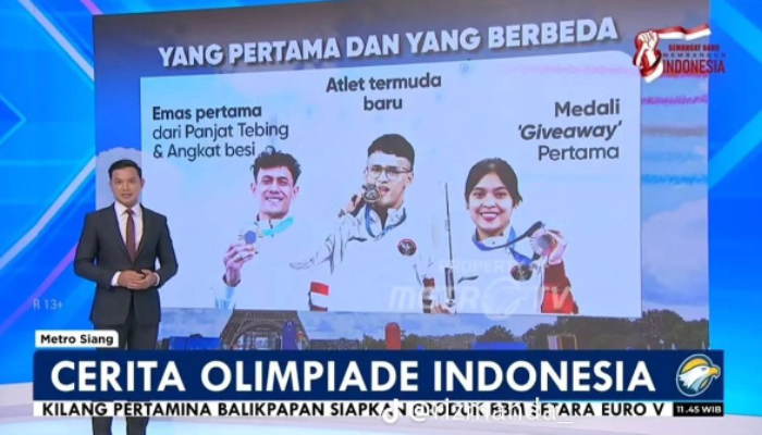 MetroTV Minta Maaf Usai Dikecam Warganet Terkait Medali ‘Giveaway’ Gregoria