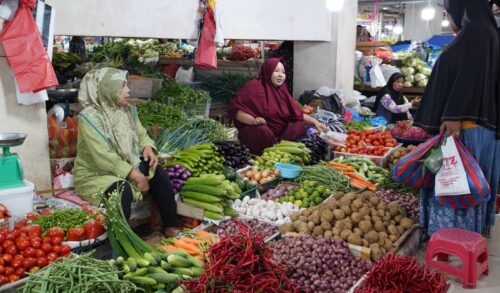 Pedagang cabai rawit di Kota Padang Panjang. (Foto: Kominfo)