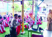 Simulasi Kesiapsiagaan Bencana, Puluhan Anak TK Berhamburan Keluar Kelas Selamatkan Diri