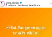 Semen Padang Terpuruk, Penasihat Klub Tuntut Pergantian Pelatih