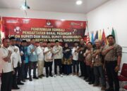 Pendaftaran Adi-Roni Resmi Diterima KPU Dharmasraya, Pilkada Tanpa Kotak Kosong