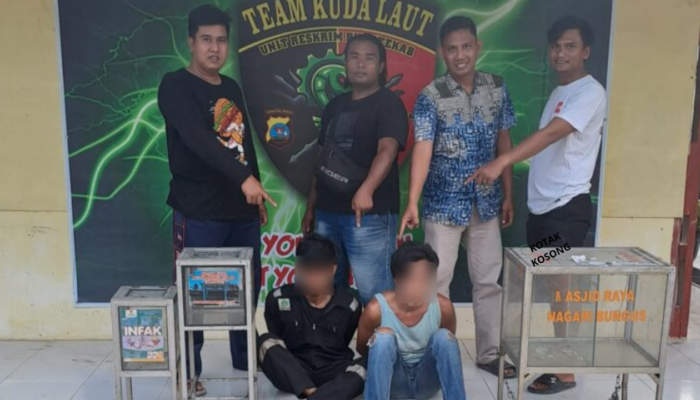 Dua Pelaku Pencurian Kotak Amal di Bungus Teluk Kabung Ditangkap Polisi