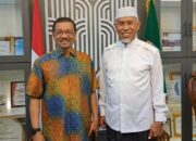 Gamawan Fauzi dan Mahyeldi Bertemu, Nyatakan Dukung Keberlanjutan
