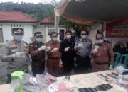 Kejari Pessel Musnahkan Barang Bukti Sabu dan Ganja