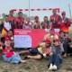 Tim Bola Tangan Sumbar pada Beach Handball Aceh PON 2024. (Foto: Istimewa)