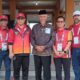 Gubernur Mahyeldi sapa kontingen Sumbar yang berlaga di PON XXI Aceh-Sumut 2024. (Foto: KONI Sumbar)