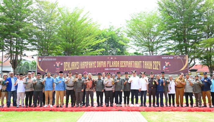Deklarasi Damai Pilkada 2024, Kesepakatan Bersama untuk Sumbar yang Lebih Baik