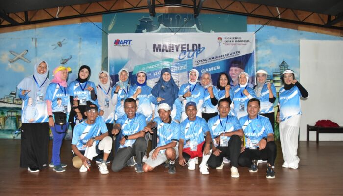 Umi Harneli Buka Turnamen Pickelball Mahyeldi Cup 2024 Resmi Bergulir