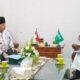 Pj Wako Padang, Andree Harmadi Algamar menerima kunjungan silaturahmi tamu kehormatan dari Kepala Atase Agama Kedutaan Besar (Kedubes) Arab Saudi, Syaikh Ahmad Bin Isa Al Hazimi dan rombongan di rumah dinas, Kamis (26/9) malam. (ist)