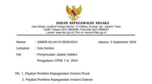 Badan Kepegawaian Negara (BKN) resmi perpanjang pendaftaran CPNS 2024. (Foto: Ingatlah.com)