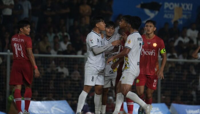 Kontroversi dan Ricuh Warnai Laga Sepak Bola PON XXI Antara Aceh vs Sulteng, PSSI Janji Investigasi Tuntas