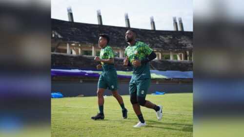 Barito Putera saat gelar sesi latihan di Stadion Utama Sumbar. (Foto: Instagram Barito Putera)