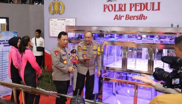 Kapolri Resmikan 124 Sumur Bor di Kalimantan Barat, Dukung Pencegahan Stunting