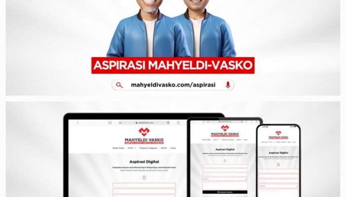 Mahyeldi-Vasko Perkuat Hubungan dengan Masyarakat Lewat Aspirasi Digital