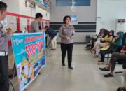 Kampanye Pilkada Damai Ditlantas Polda Riau, Wajib Pajak Dapat Pesan Edukatif di Samsat