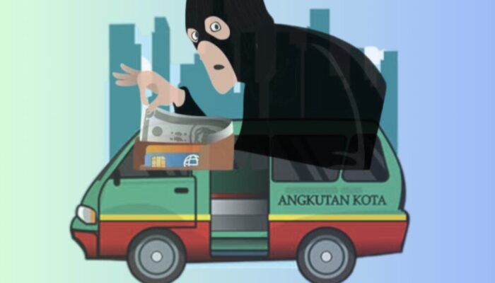 Raja Copet Angkot di Padang Ditangkap Setelah Puluhan Aksi Pencurian